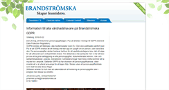 Desktop Screenshot of brandstromska.se